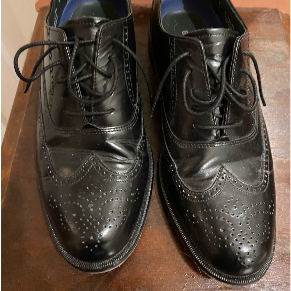 Bostonian Mens Black leather Oxford Dress Shoes Size 8